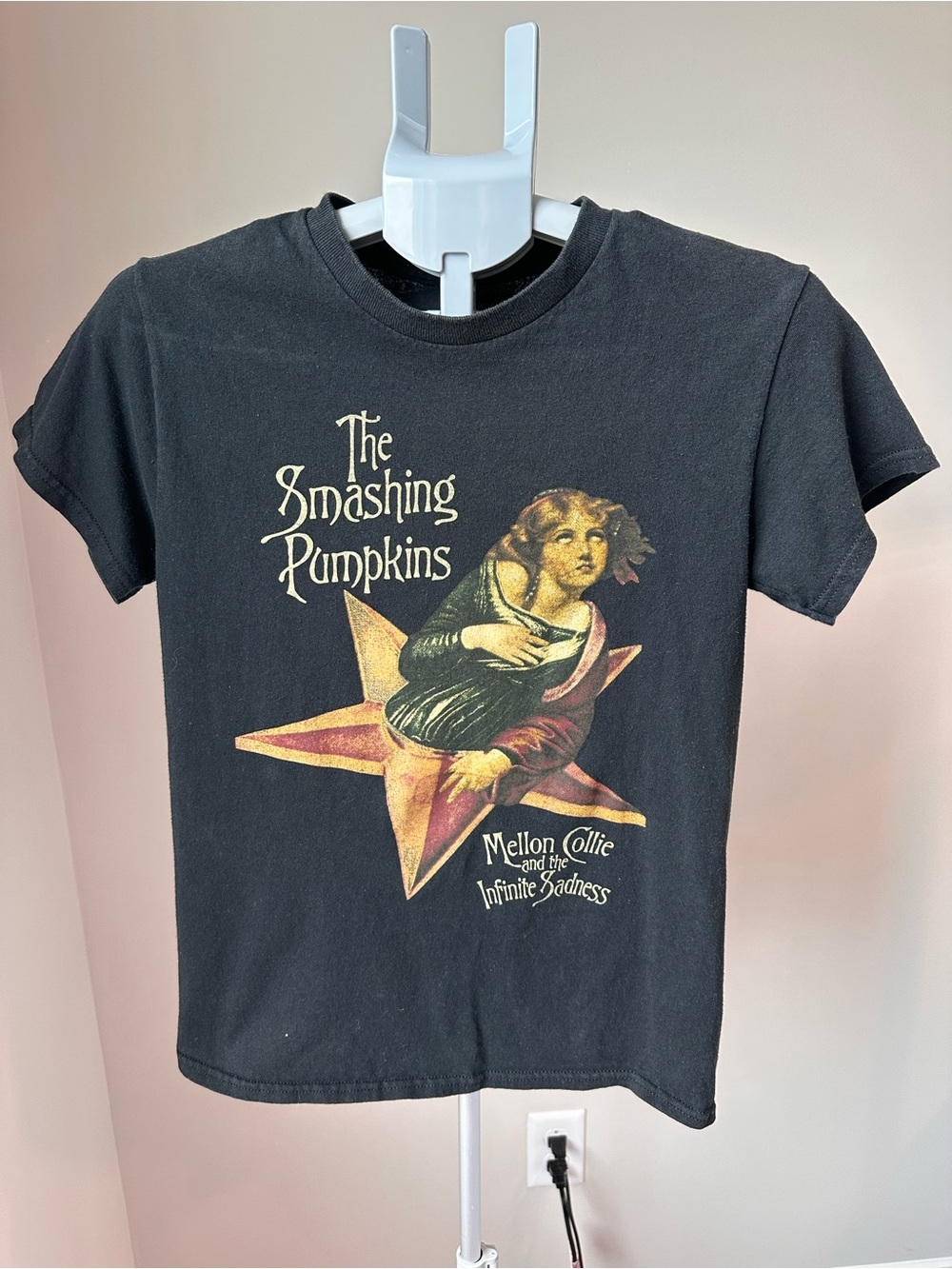 The Smashing Pumpkins Mellon Collie Graphic Band Tee Shirt Small Black Cotton